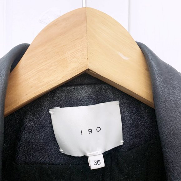IRO Han Lamb Leather Jacket - Picture 2 of 11
